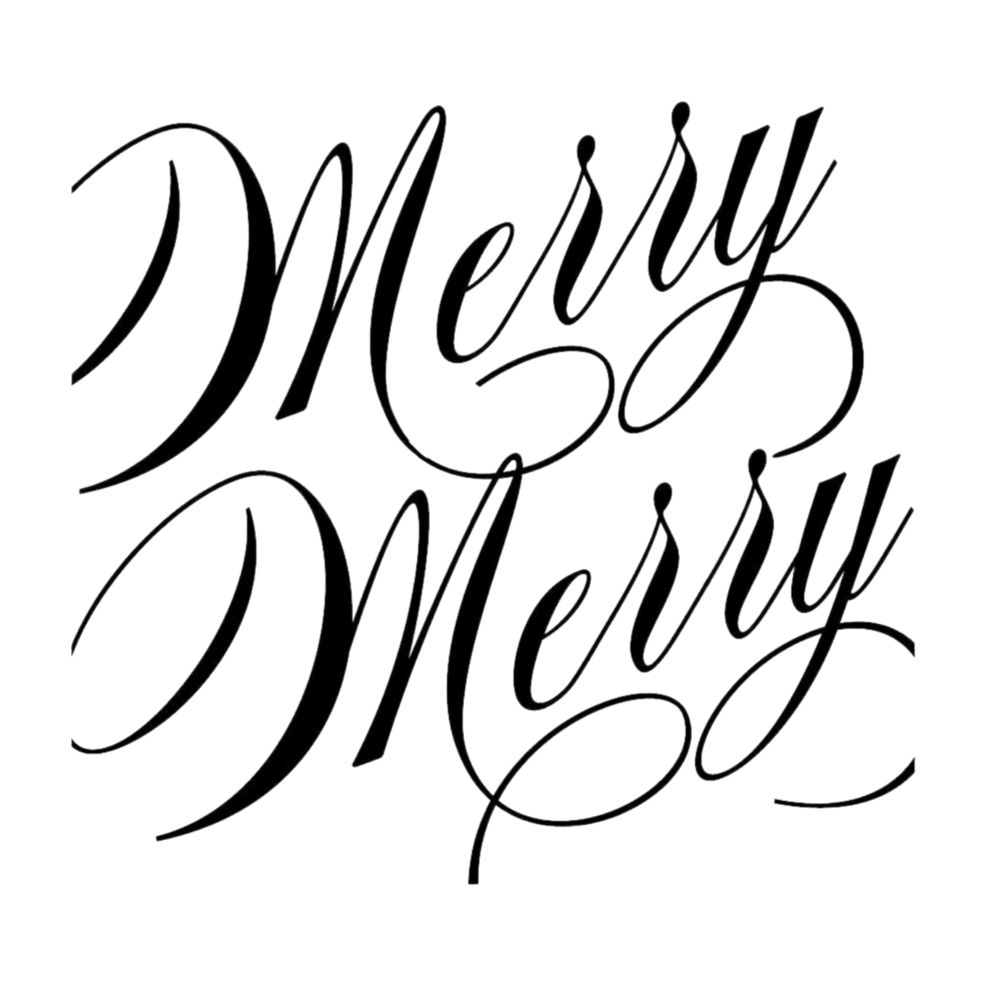 Holiday Swirl Merry Mix & Match Stamp Clip Pack Three Designing Women