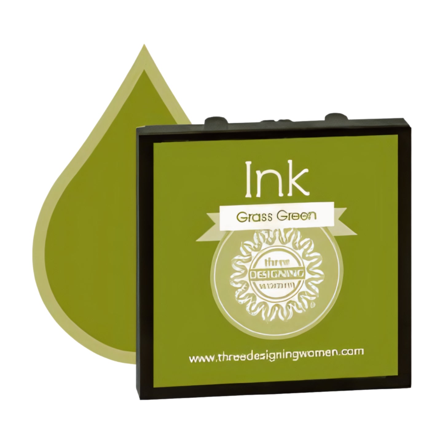 Ink Replacement Cartridge "Grass Green" for Self-Inking Stampers Three Designing Women