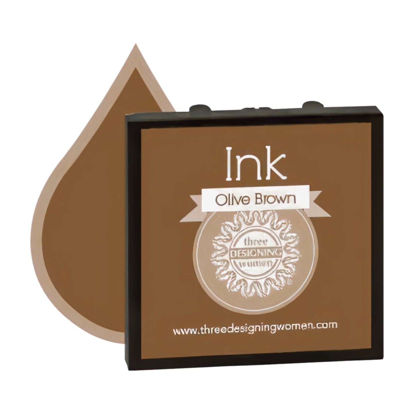 Ink Replacement Cartridge "Olive Brown" for Self-Inking Stampers Three Designing Women