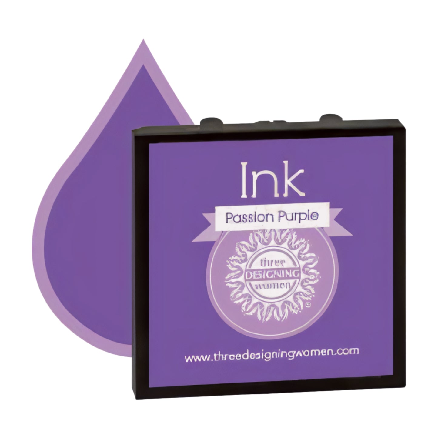 Ink Replacement Cartridge "Passion Purple" for Self-Inking Stampers Three Designing Women