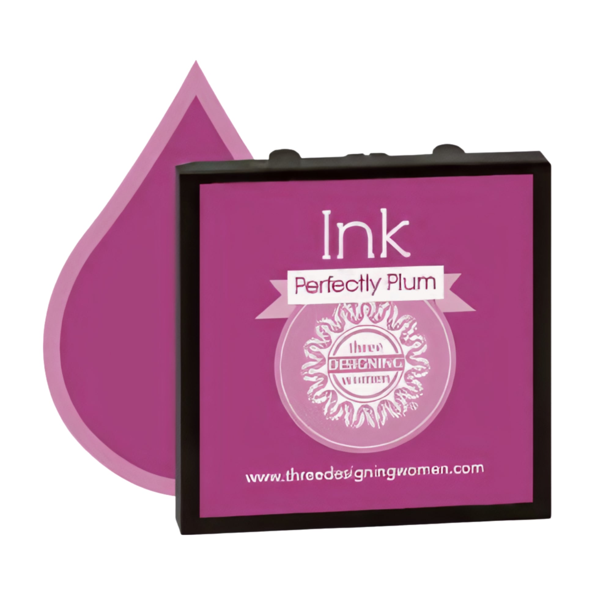 Ink Replacement Cartridge "Perfectly Plum" for Self-Inking Stampers Three Designing Women