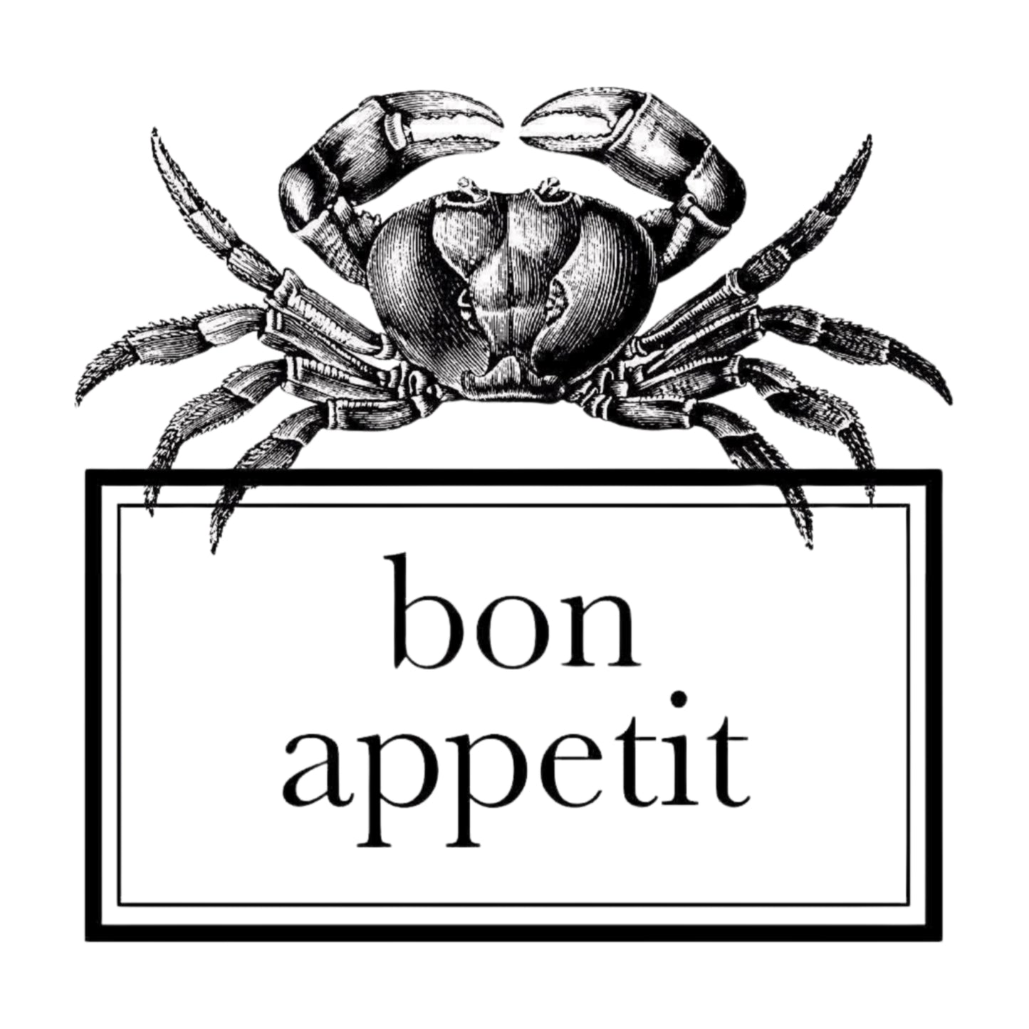 Kitchen Crab Bon Appetit Mix & Match Stamp Clip Pack Three Designing Women