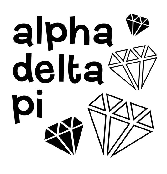 Sorority Alpha Delta Pi Symbol Mix & Match Stamp Clip Pack Three Designing Women