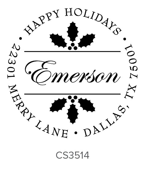 Custom Holiday Stamp CS3514 Three Designing Women