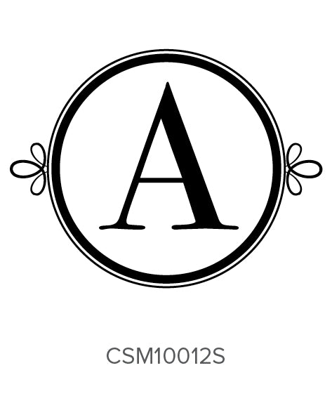 Custom Monogram Stamp CSM10012S Three Designing Women