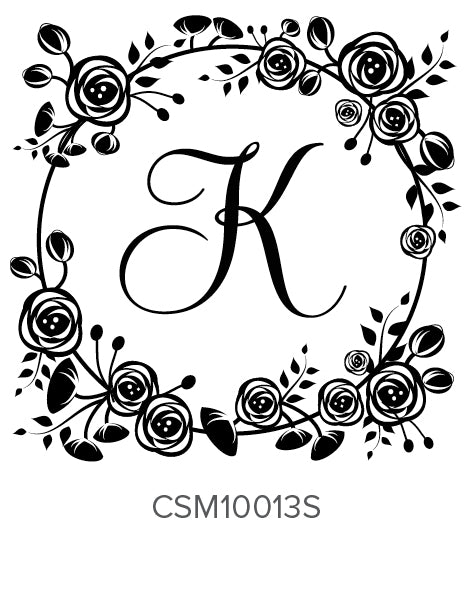 Custom Monogram Stamp CSM10013S Three Designing Women