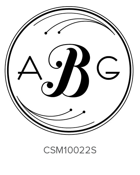 Monogram Csm Monogram Stamps – Paper and Polka Dots